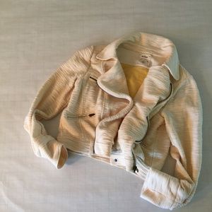 Anthropologie Allihop Yellow Jacket